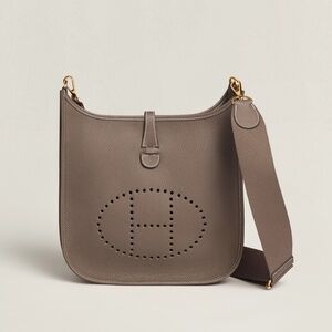 New Hermes Evelyne III 29 bag in Étoupe with gold hardware